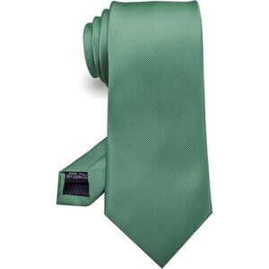 ⚡Men Eucalyptus Green Imported Silk Blend Formal Stylish Affordable Neck Tie